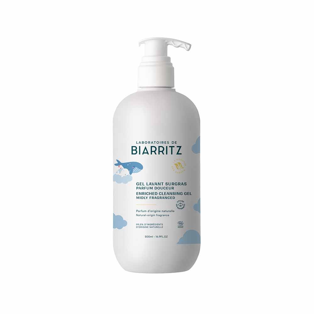 Laboratoires De Biarritz Baby care Super-fatted organic cleansing gel Gentle Scent for body and hair 500 ml