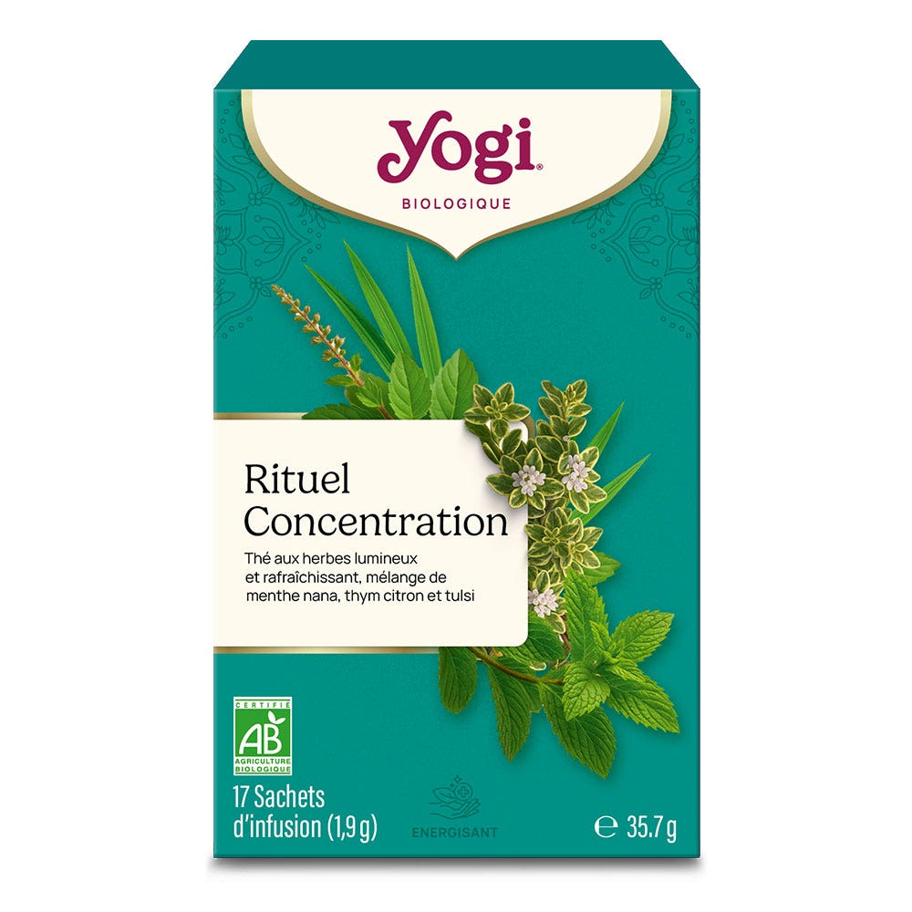 Yogi Tea Mint concentration 17 sachets