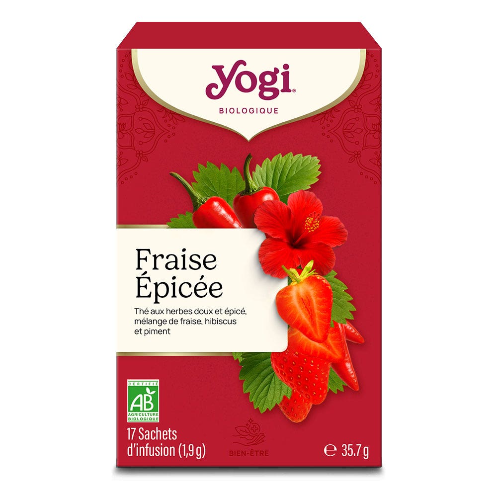 Yogi Tea Spiced Strawberry 17 sachets