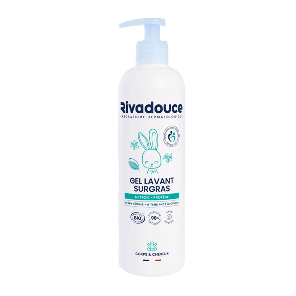 Rivadouce Baby Organic cleansing shower gel Body &amp; Hair 500 ml