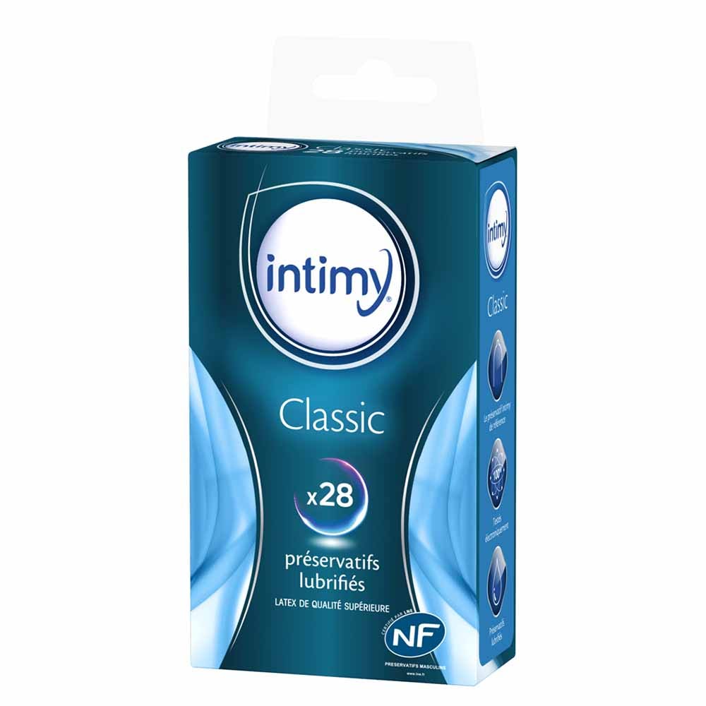 Intimy Classic Lubricated Condoms x28