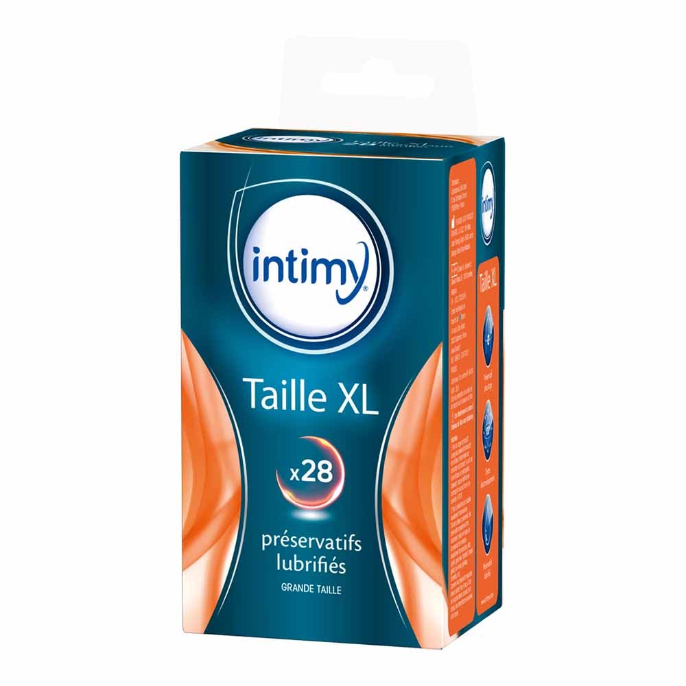 Intimy Lubricated XL condoms x28