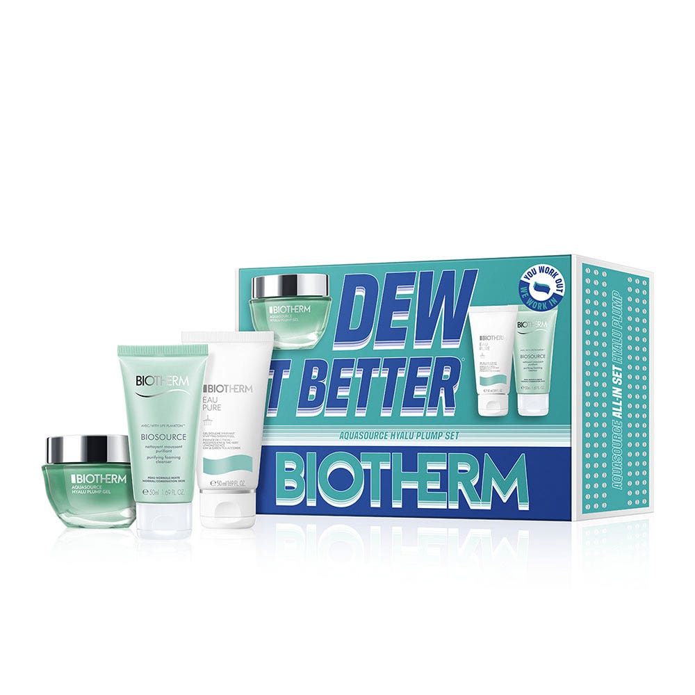 Biotherm Aquasource Hyalu Plump Gel Hydration gift set normal to combination skin