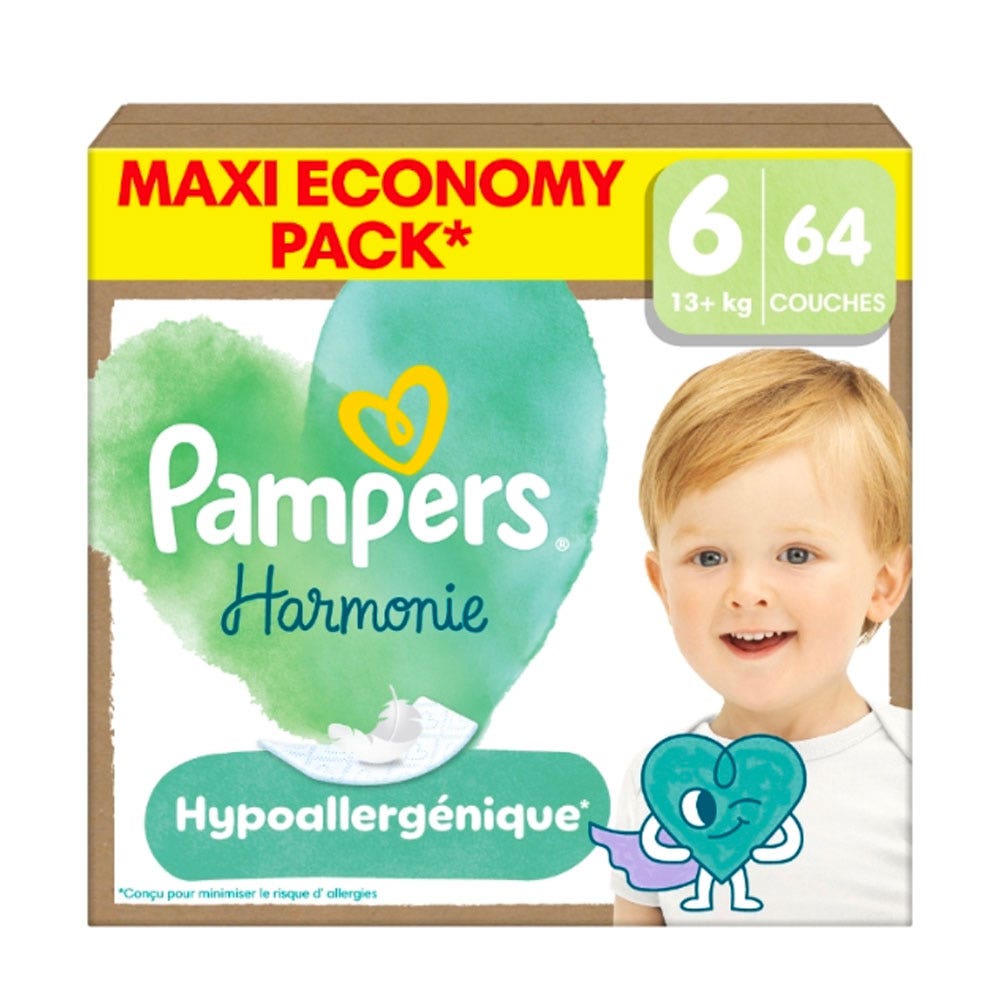 Pampers Harmonie Size 6 13kg+ 64 units
