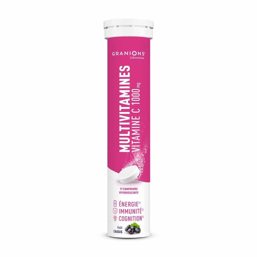 Granions Multivitamins vitamin C 1000 mg red berry flavour 17 effervescent tablets