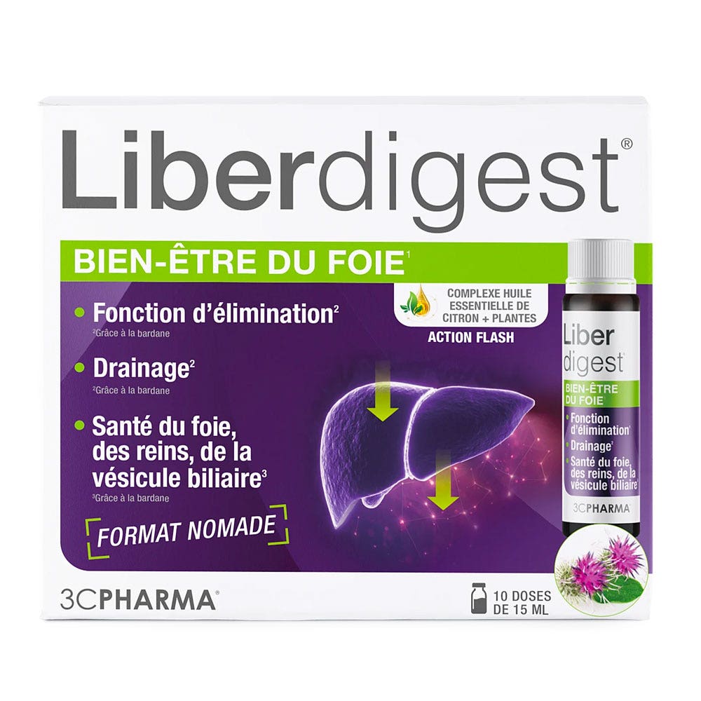 3C Pharma Liberdigest Liver comfort 10 x 15 ml doses