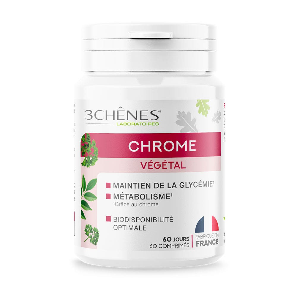 3 Chênes Vegetable Chrome 60 tablets