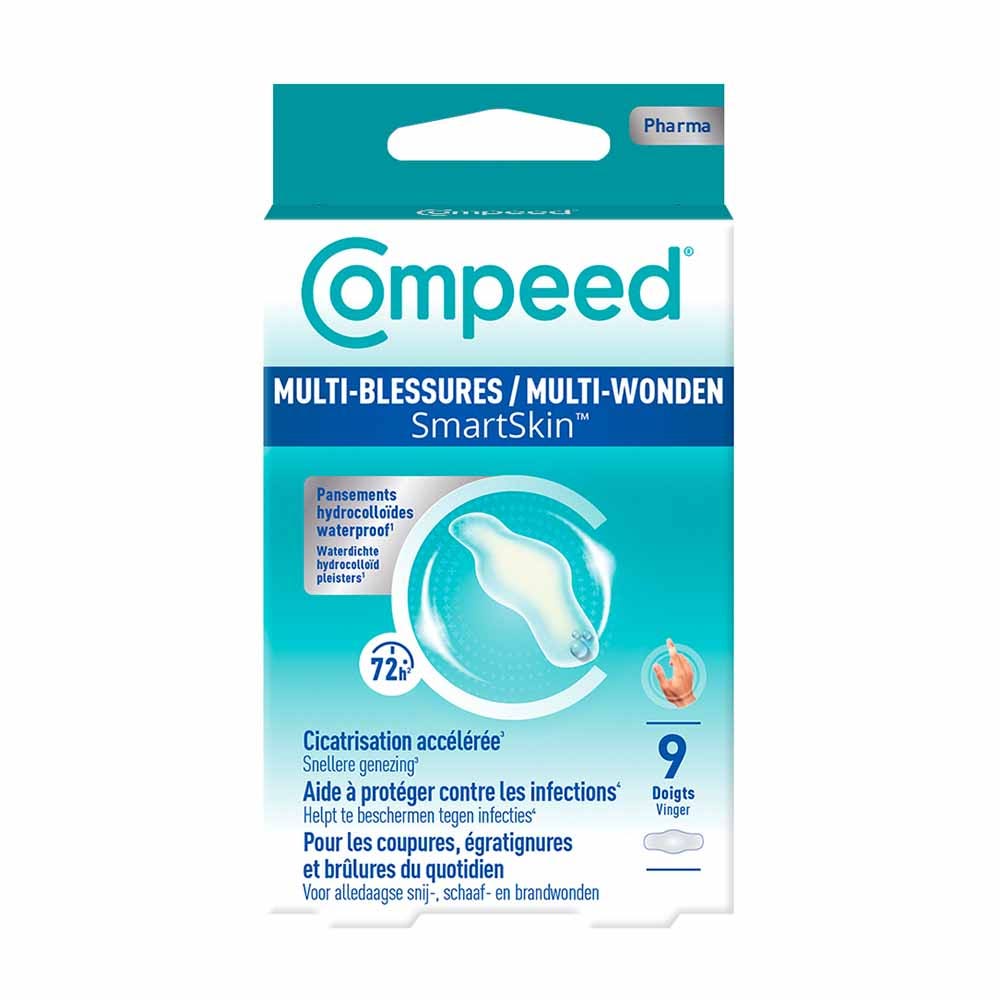 Compeed Multi-Blessure Smartskin Special Finger plasters 2 x 9