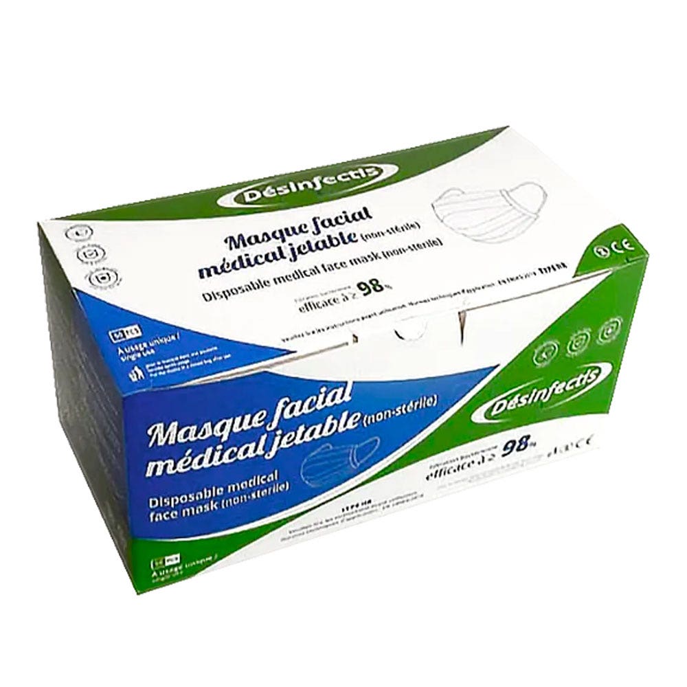 Desinfectis Disposable Type IIR Surgical Mask 50 units