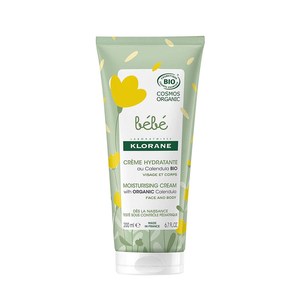 Klorane Baby Hydrating organic calendula cream face and body 200 ml