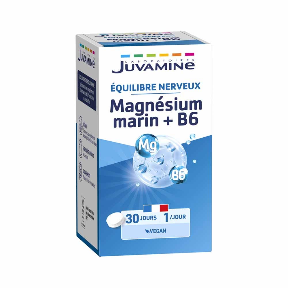 Juvamine Marine Magnesium Vitamin B6 30 Tablets