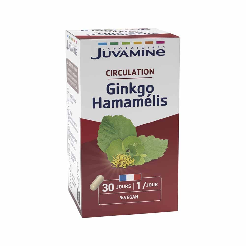 Juvamine Ginkgo Hamamelis circulation 30 capsules