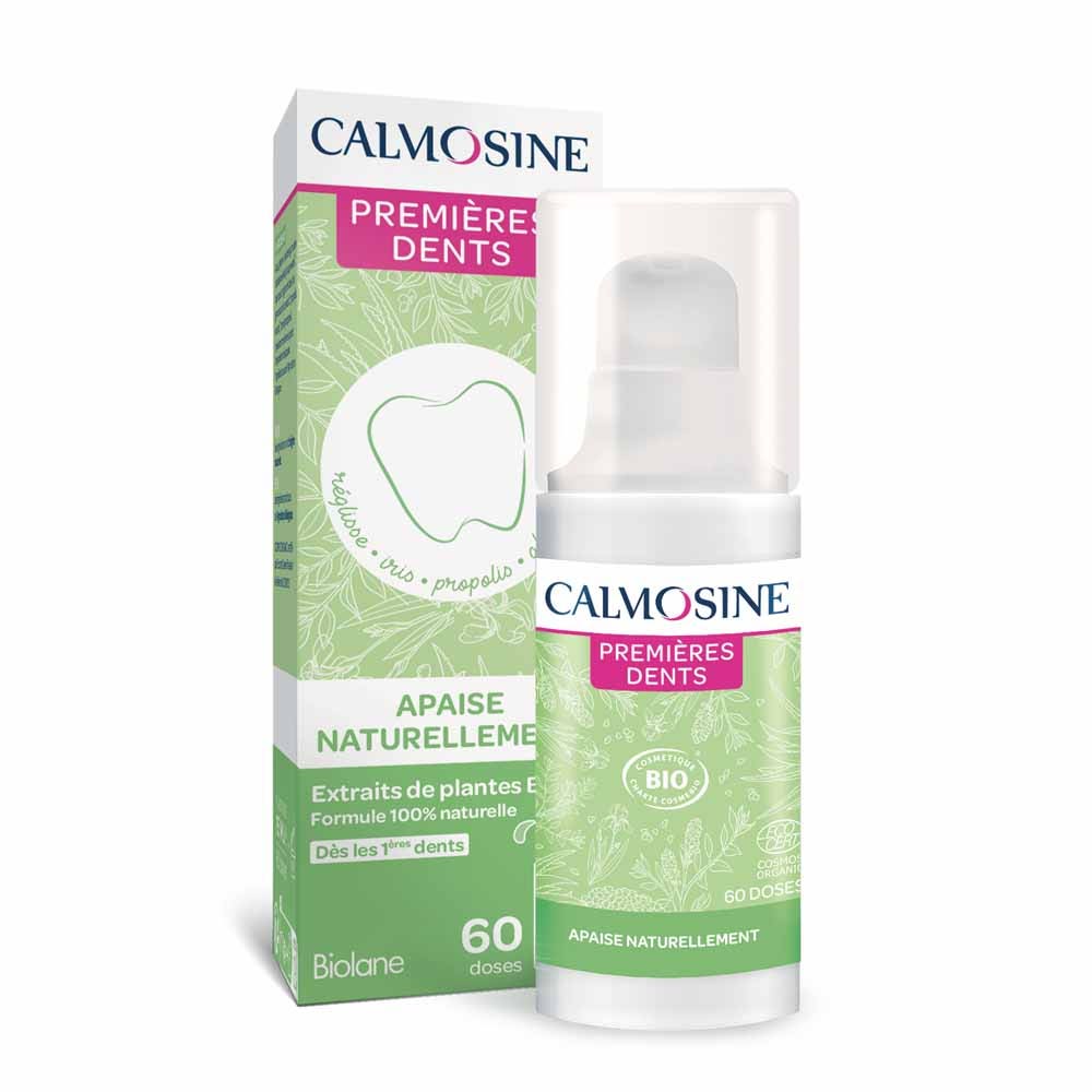 Calmosine Soothing teething gel organic 15 ml