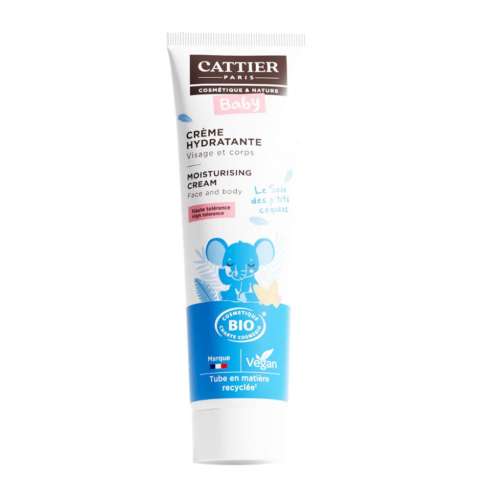 Cattier Baby Bébé Bioes Hydrating Cream Face And Body 75ml