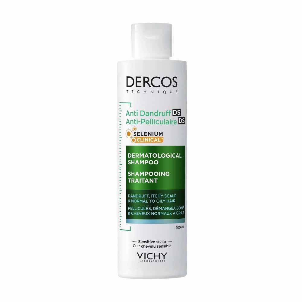 Vichy Dercos Anti-Dandruff & Itching Treatment Shampoo for normal to oily hair 200 ml