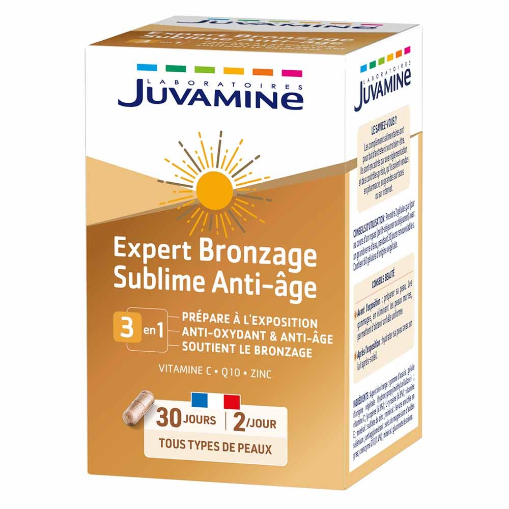 Juvamine Sublime tanning expert 60 capsules