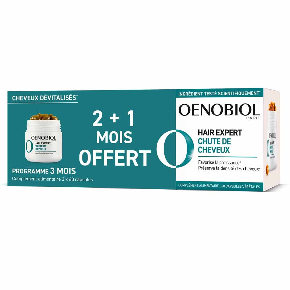 Oenobiol Hair Expert Hair loss 3 x 60 capsules