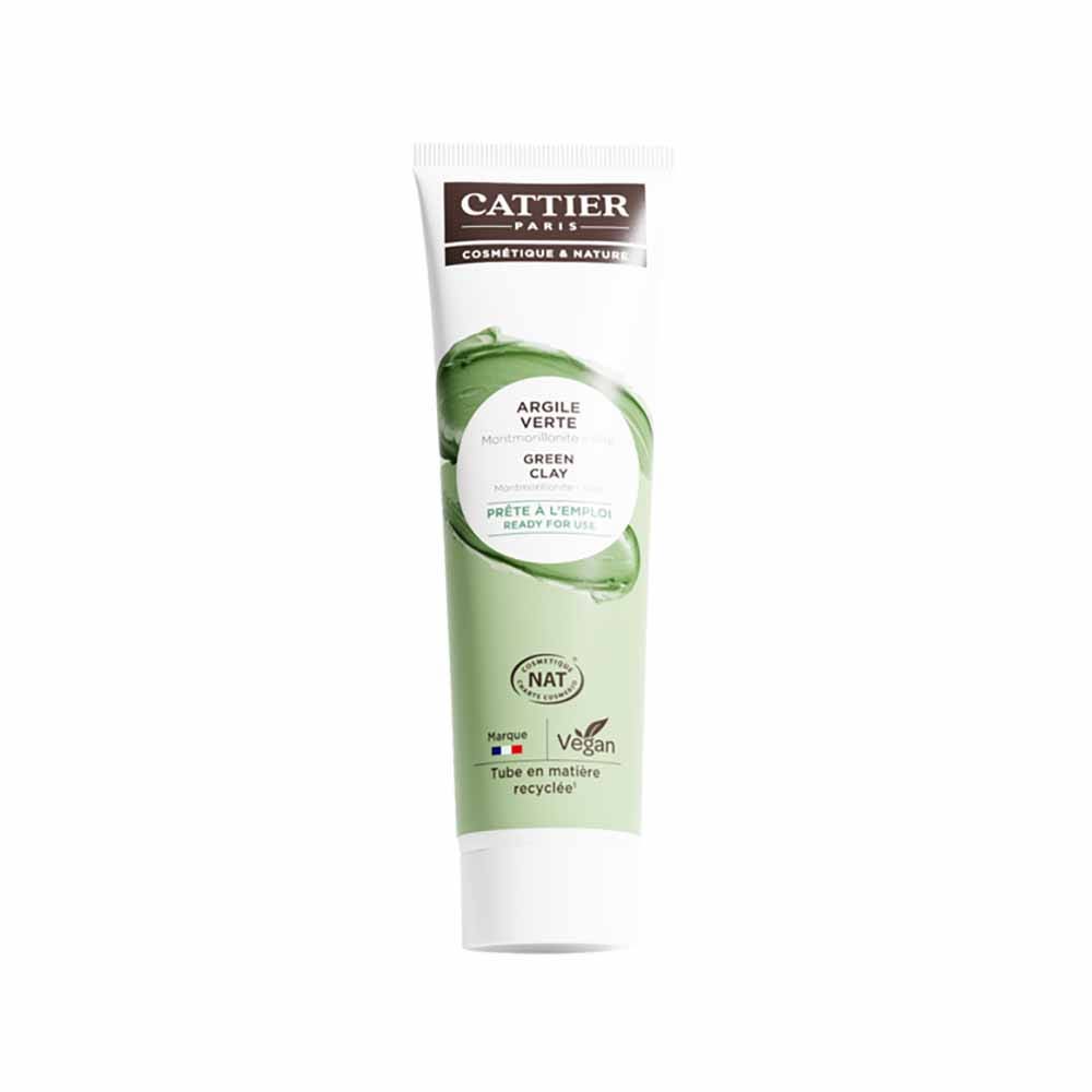 Cattier Clay Ready For Use Green Clay Peaux Mixtes à Grasses 400g