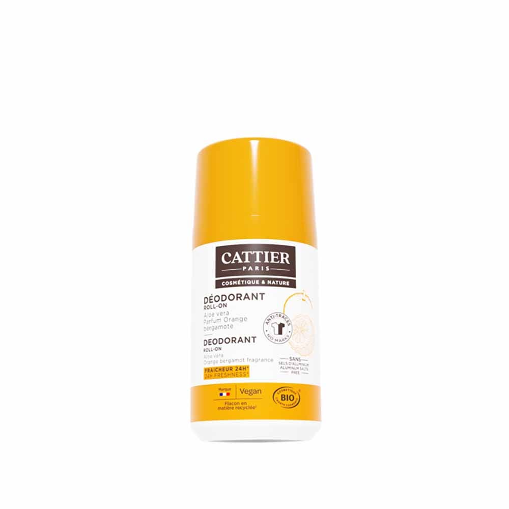 Cattier Roll On Deodorant Citrus Fragrance Bio 50 ml