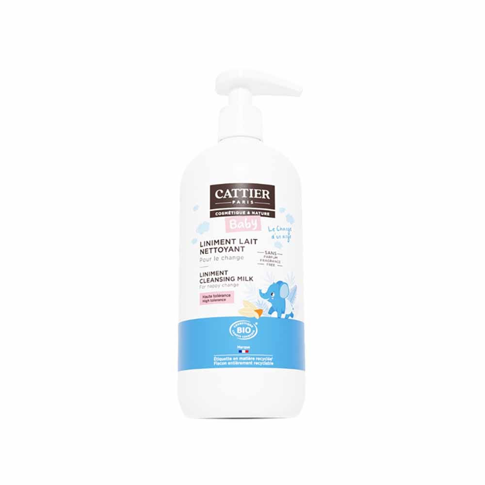 Cattier Baby Liniment Lait Nettoyant BIO 500ml