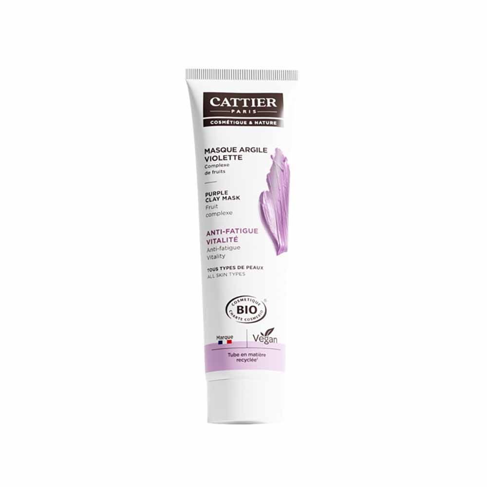 Cattier Clay Organic Violet Clay Mask 100ml