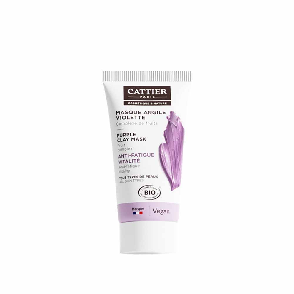 Cattier Organic Violet Mini Clay Mask 30ml