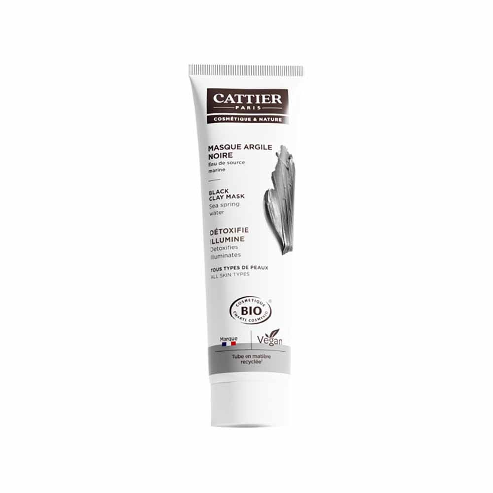 Cattier Clay Organic Black Mask 100ml
