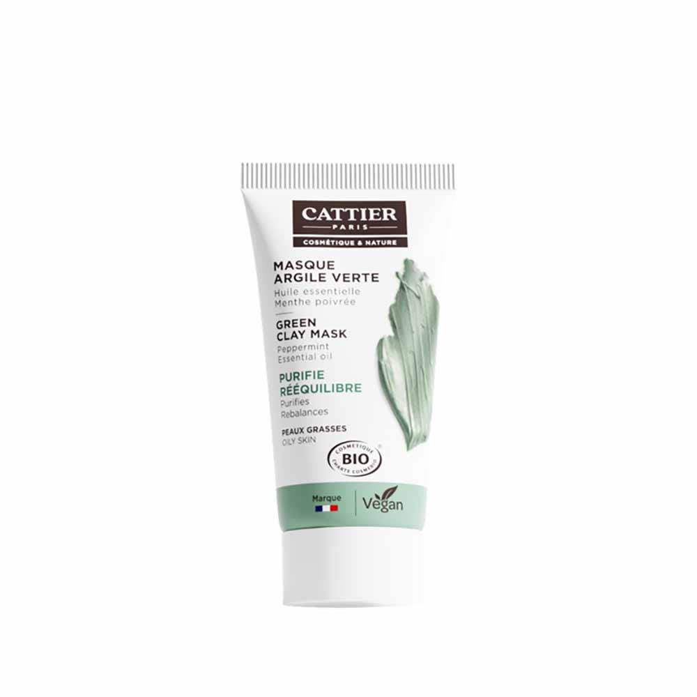 Cattier Organic Green Clay Mini Mask 30ml