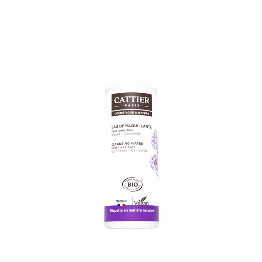 Cattier Iris Petal Water Make Up Remover For Sensitive Eyes Yeux Sensibles 150ml