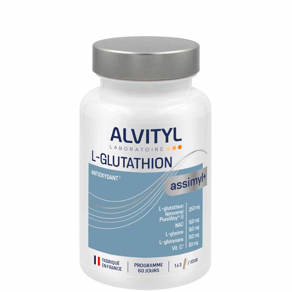 Alvityl Assimyl+ L-glutathione cellular protection 60 capsules