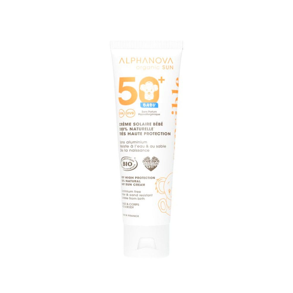 Alphanova Bébé Organic Very High Protection SPF50+ Sun Milk 50 ml
