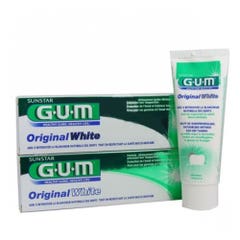Gum Original White Anti-Stain Toothpaste 2x75ml