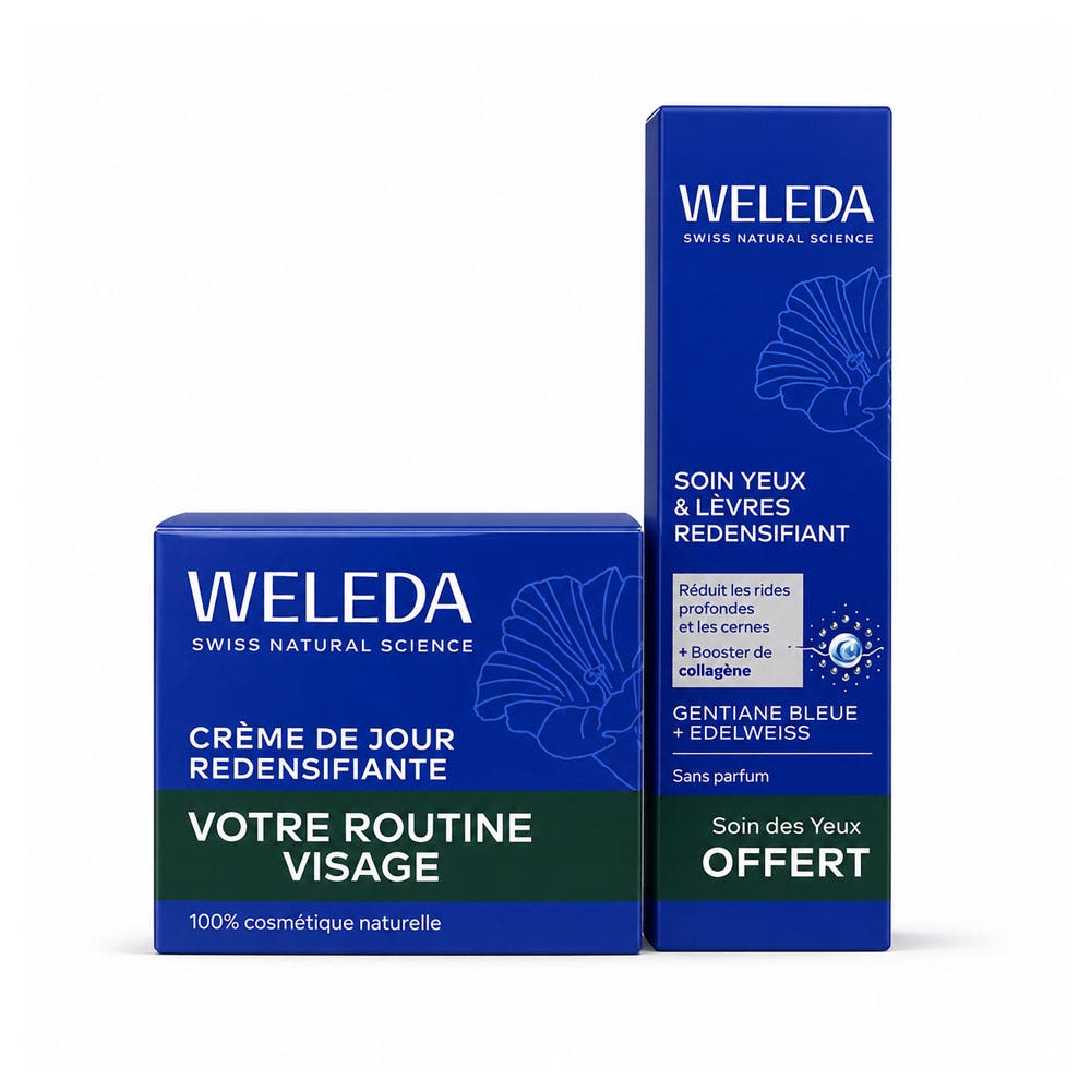 Weleda Redensifying day cream and eye and lip care