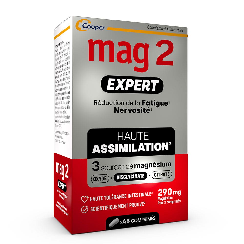 Mag 2 Expert bisglycinate magnesium 45 tablets