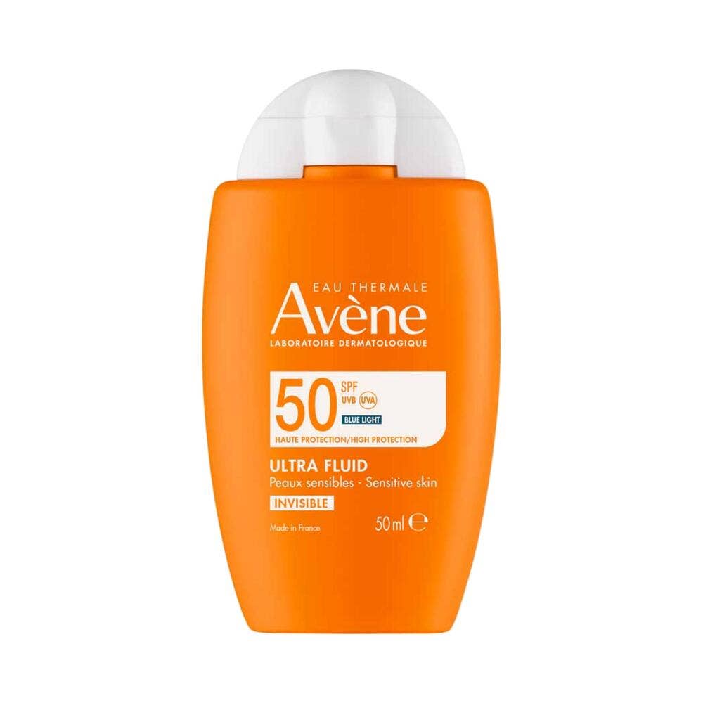 Avène Sun Ultra Fluid SPF50 UVB UVA Blue Light 50 ml