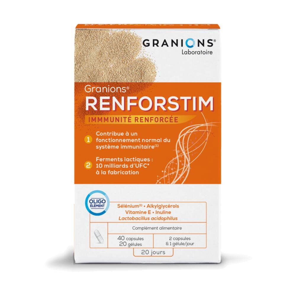 Granions Renforstim 40 Capsules + 20 Gelules
