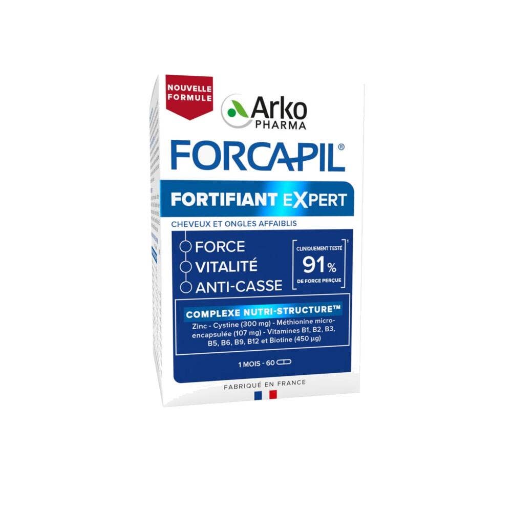 Arkopharma Forcapil Vitality and Shine Fortifying Treatment weakened hair and nails 60 capsules