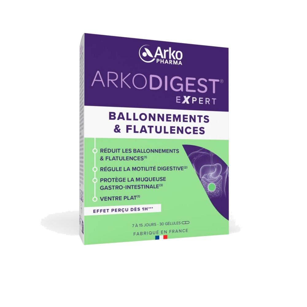 Arkopharma Arkodigest Expert for bloating and flatulence 30 capsules