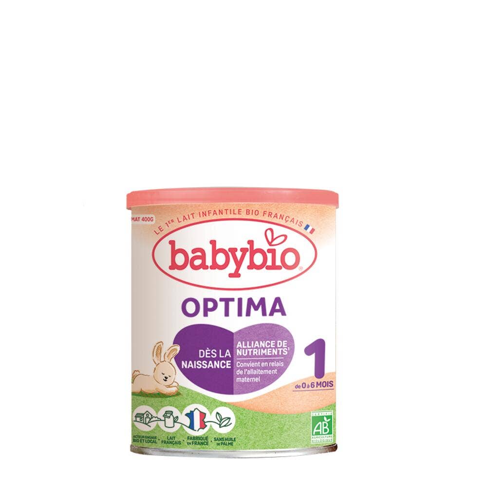 Babybio Optima 1 Bio Powdered Formula from birth to 6 months 400 g
