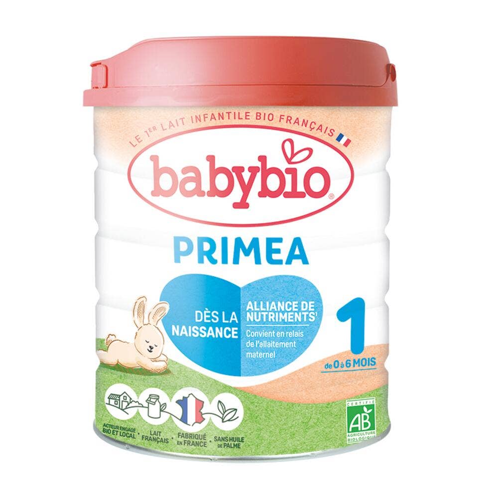 Babybio Baby Milks Primea 1 Organic Milk Powder From 0 To 6 Months From 0 to 6 months 800g