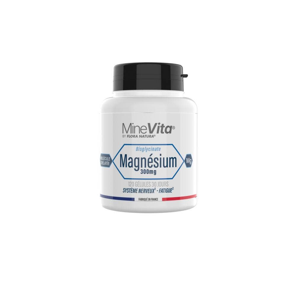 Flora Natura Minevita® Magnesium bisglycinate 120 capsules