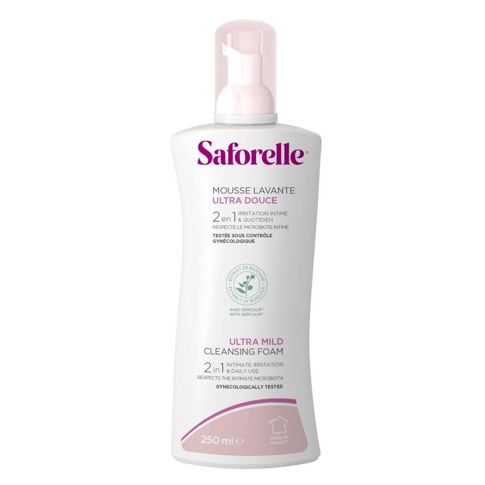 Saforelle Ultra Mild Cleansing Foam 250ml