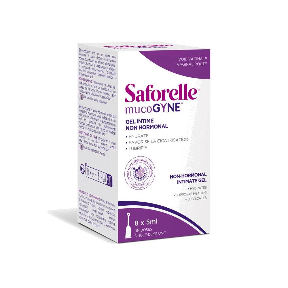 Saforelle Mucogyne Non Hormonal Intima Gel 8x5 ml