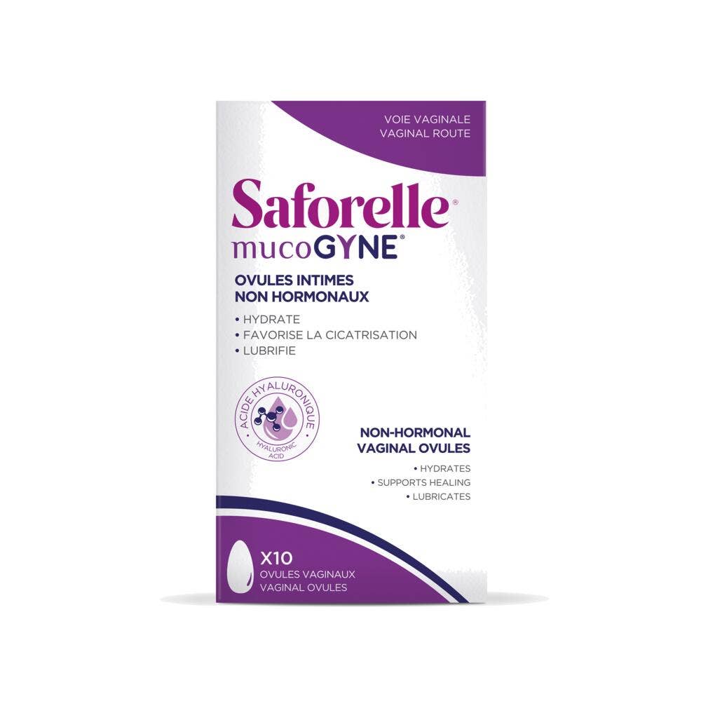 Saforelle Mucogyne Ovules Vaginaux Intimes Non Hormonaux x10