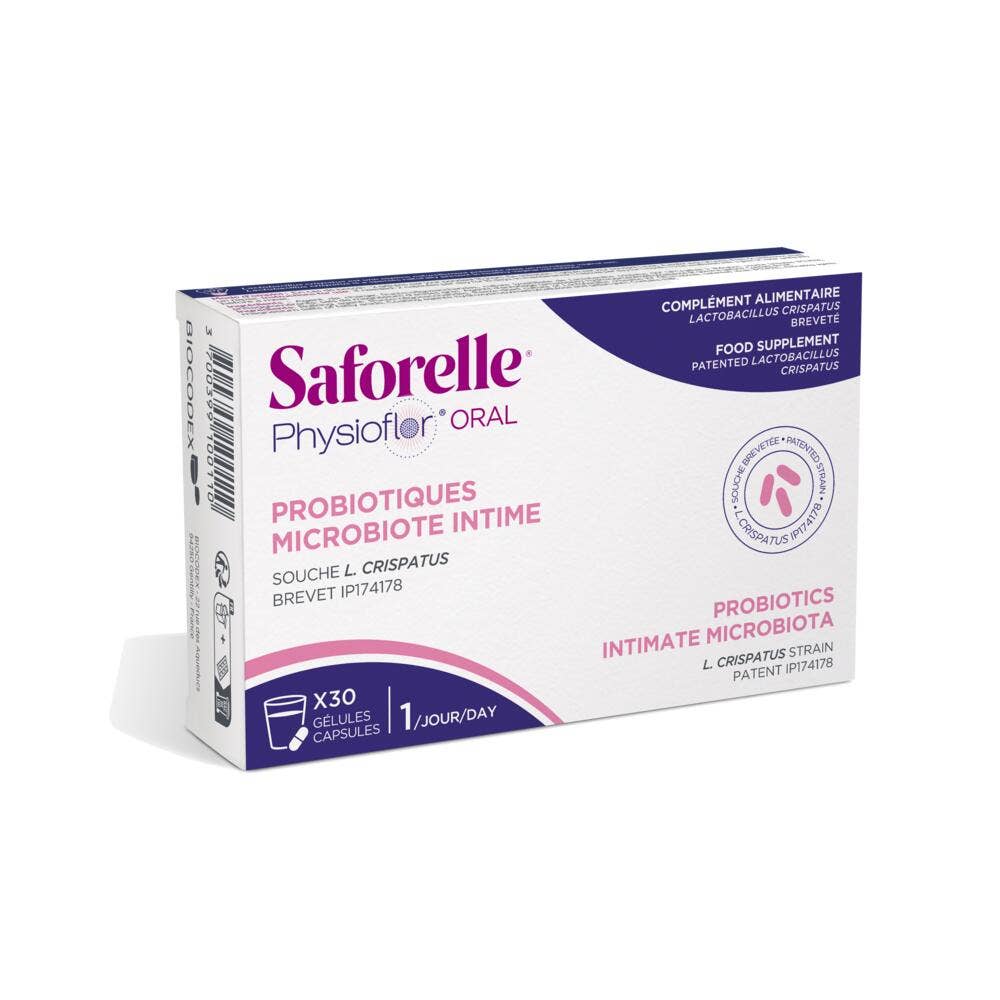 Saforelle Physioflor Intimate Flora X 30 Capsules 30 Gelules