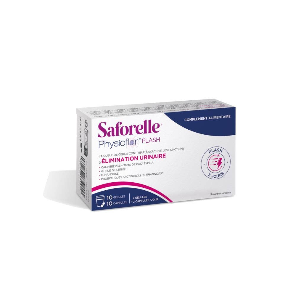 Saforelle Physioflor Flash 10 capsules + 10 tablets