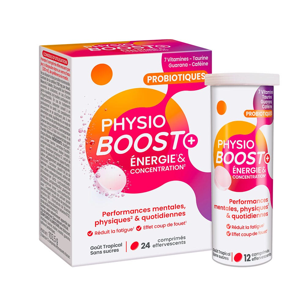 Laboratoire Immubio PhysioBoost+ 24 effervescent tablets