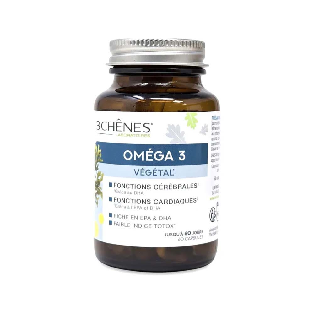 3 Chênes Plant-based Omega 3 60 capsules