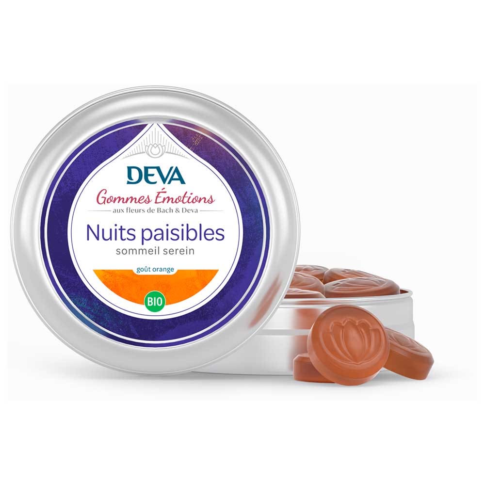 Deva Peaceful Nights gummy orange flavour