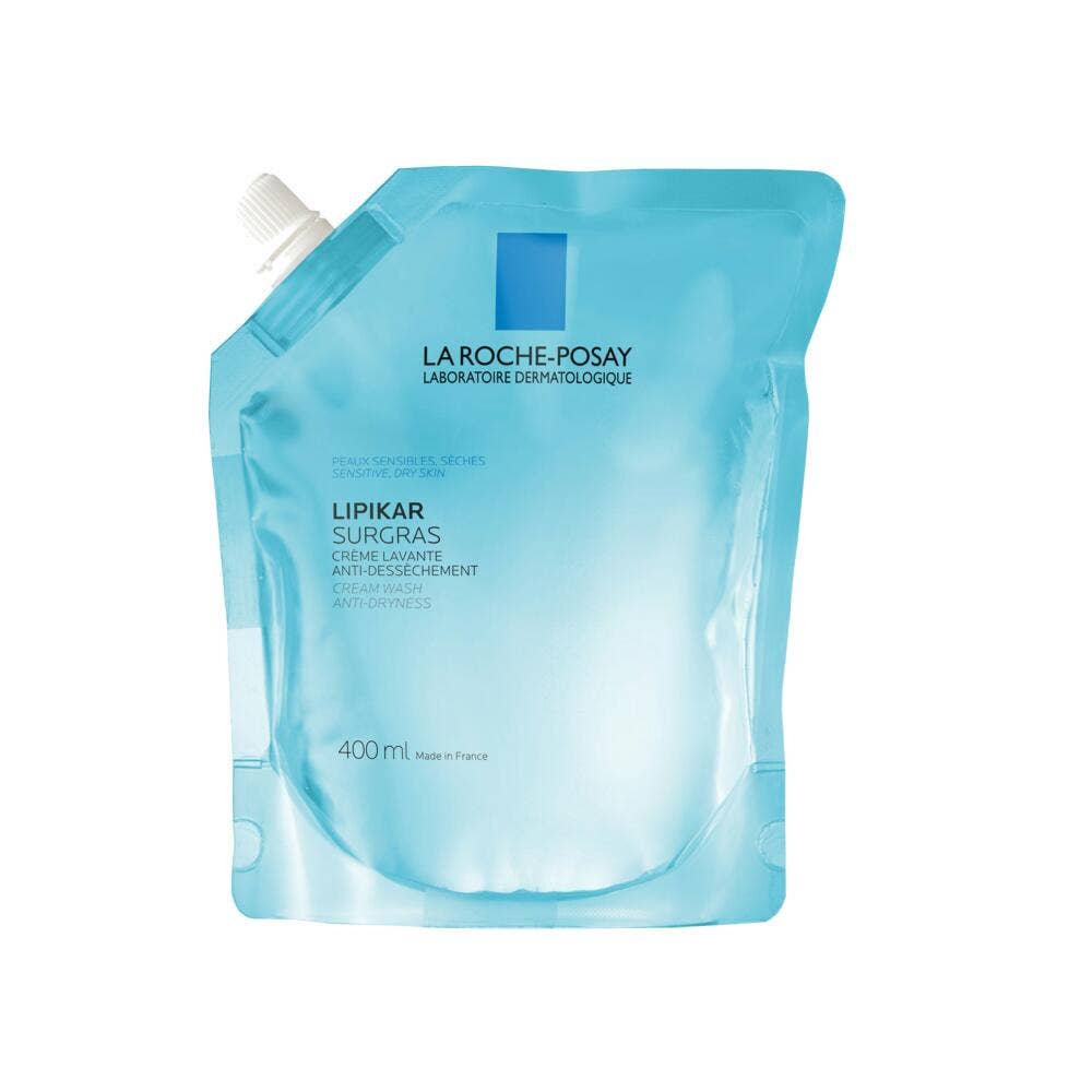 La Roche-Posay Lipikar Refill lipid-replenishing anti-drying cleansing cream for dry to very dry skin 400 ml